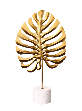 创意轻奢银杏叶摆件客厅玄关