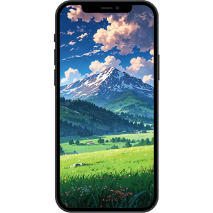 日系山水草原超清壁纸iphone苹果安卓手机电脑ipad平板壁纸动漫风