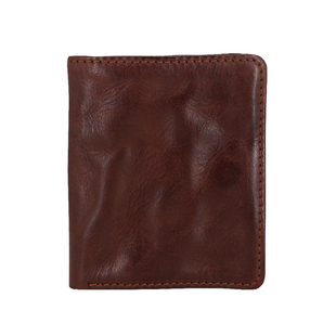 头层牛皮小钱包2折短款钱包青年复古潮流照片位卡包小众真皮财布