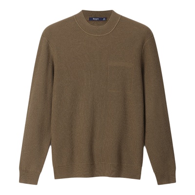 百斯盾绵羊毛男装针织衫抗起球