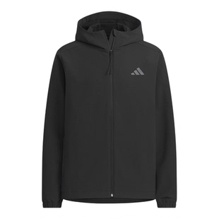 ADIDAS阿迪达斯正品拒水防风休闲连帽夹克外套男女2026新款KF5222