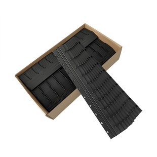 白色装订夹条十孔夹条3mm-35mm塑料夹条十齿文件夹条装订压条包邮