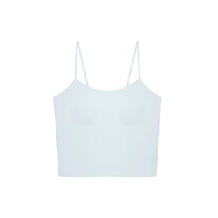 【刘雯同款】ubras带胸垫抹胸免穿文胸吊带交叉美背上衣抹胸吊带