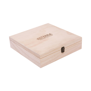 正品特价包邮华夏悠乐芳85格精油松木盒大容量精油盒子木质收纳盒