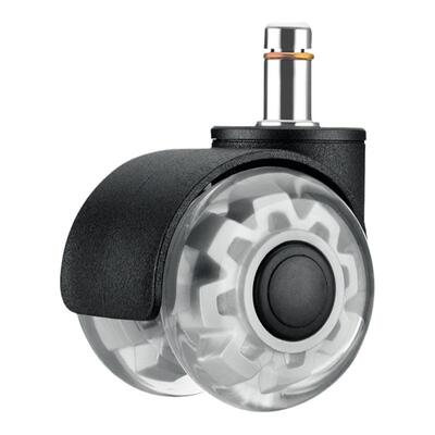 通用转椅万向轮双轴承PU聚氨酯