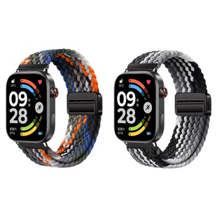适用小米10pro红米watch6/5表带redmiwatch5手表带redmi4腕带智能3手环9编织8磁吸7夏季运动男生替换新款配件