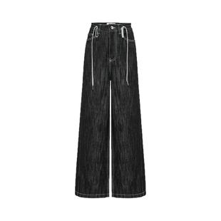 RODERIC WONG 设计师品牌 25春夏新品装饰抽绳牛仔裤SOLSOL买手店