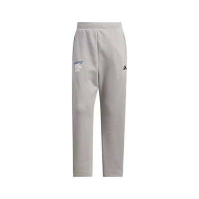 adidas阿迪达斯男子篮球保暖加绒侧开排扣印花宽松运动裤 KC2801