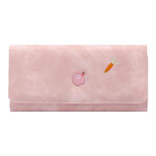 钱包女长款2025新款韩版潮可爱时尚简约小清新学生折叠个性钱夹