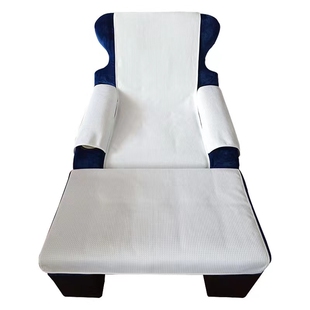 足浴沙发巾四件套足疗两件套美甲沐足按摩椅床单沙发垫套防滑印字