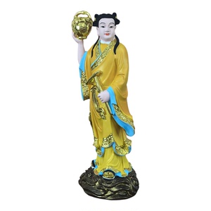 汉钟离张果何仙姑树脂八仙神像