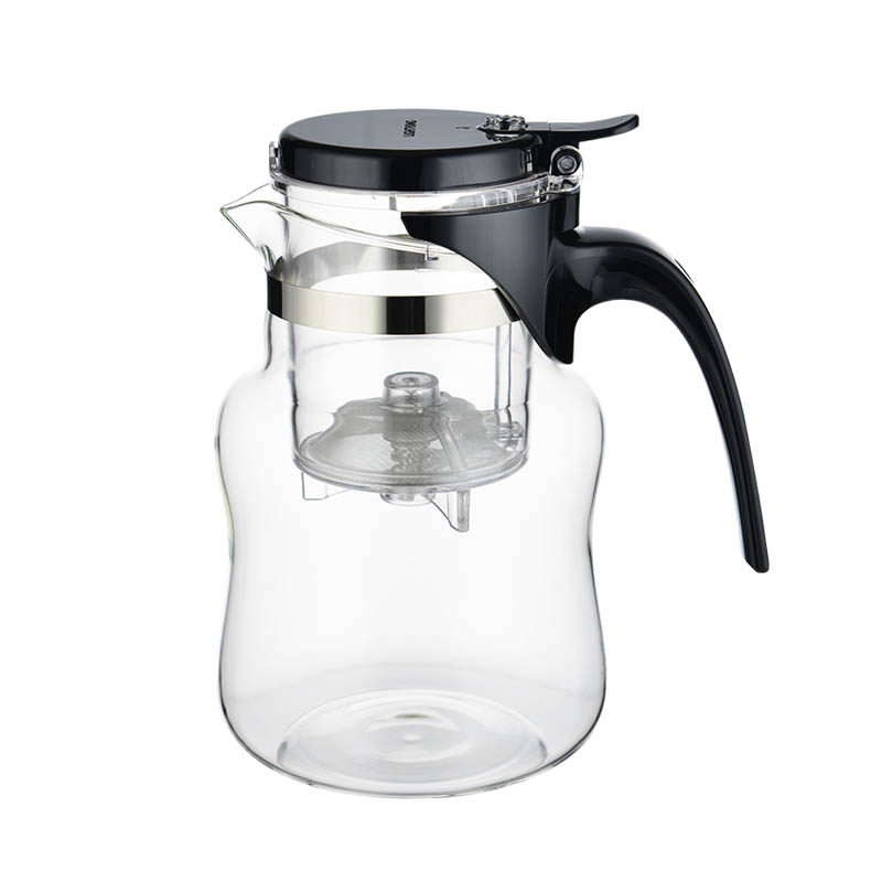 明尊玻璃飘逸杯茶水分离冲茶器