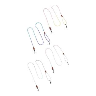 宠物中小型狗狗猫咪散步一拖二解放双手斜跨绳多用途反光牵引绳