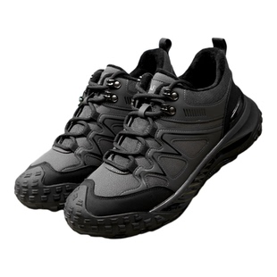 意尔康棉鞋男2025冬季新款加绒保暖休闲鞋时尚潮流户外登山徒步鞋