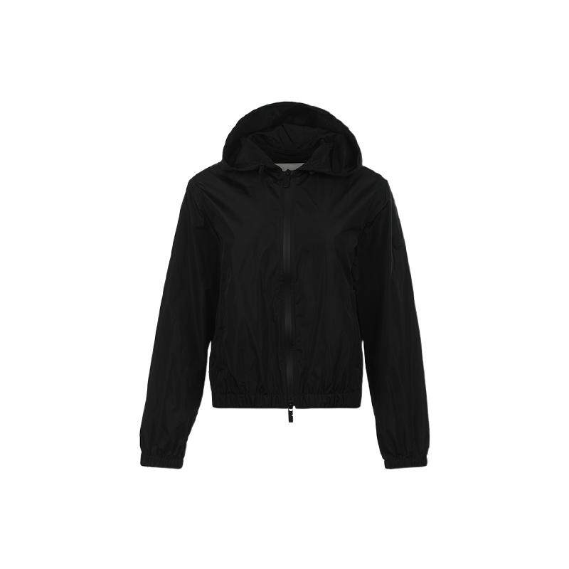 【自营】BURBERRY/博柏利女士logo印花尼龙连帽休闲夹克女装外套