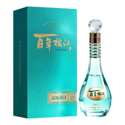 枝江大曲官方旗舰店品味枝江42度1瓶500ml纯粮食浓香风味礼盒白酒
