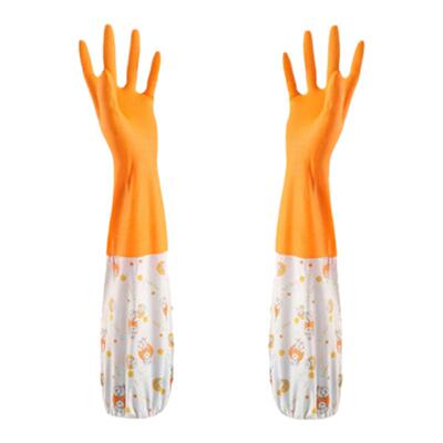 超厚加绒家务手套丁腈橡胶加厚耐用耐磨防油防水厨房专用保暖洗碗