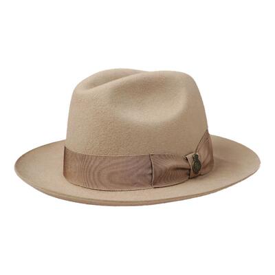 【新品】Christys'百年皇室品牌 羊毛Trilby爵士帽蝴蝶结徽章款