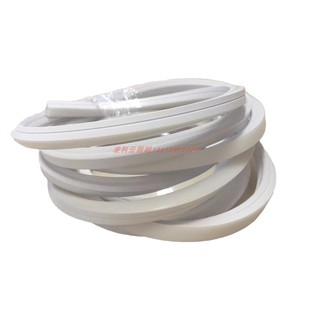 12V24V2835硅胶管柔性LED灯带 嵌入式线性白光暖光可弯曲明装灯条