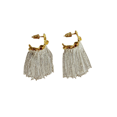 PANACHE 小众银河瀑布流苏耳环 轻奢高级感气质精致老钱风耳饰女