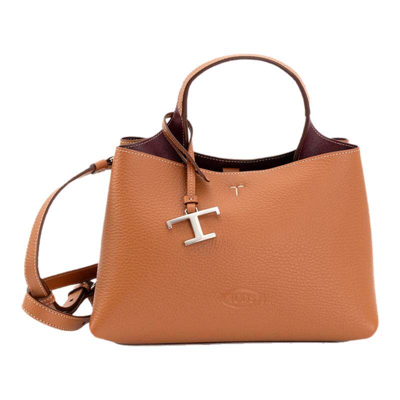 Tod'S托德斯  春夏款女士牛皮革单肩斜挎包银泰百货 301574