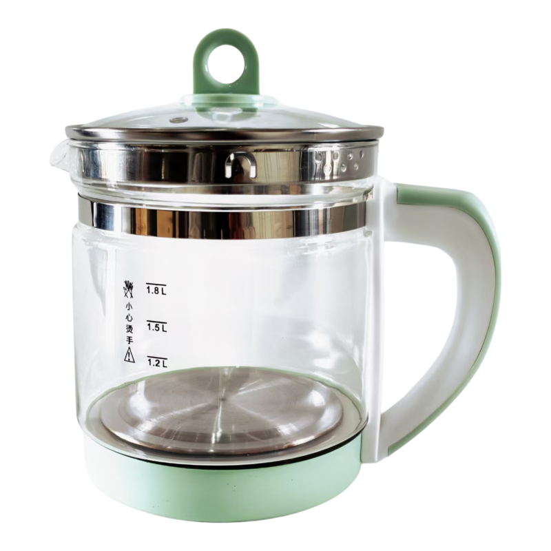 家用养生壶零配玻璃单壶大容量加厚高鹏玻璃食品级304升级防干烧