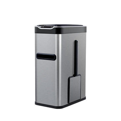 卫生间感应厕所有盖垃圾桶