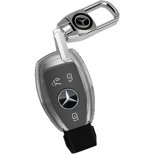奔驰老款钥匙套S级C200L包A180车GLA200扣GLC260透明壳GLk300/CLA