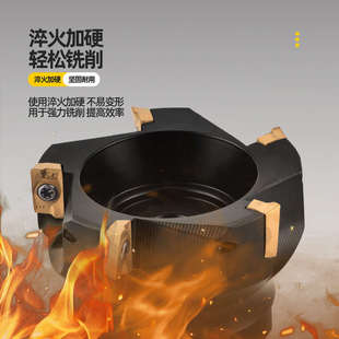 400R 125 90度数控直角平面铣刀盘抗震加硬 100 BAP300R