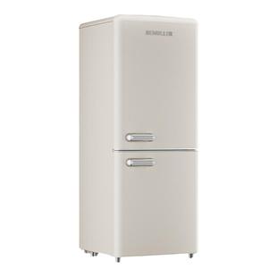 德姆勒复古冰箱大容量网红高颜值小型家用双开门冷藏冷冻静音节能