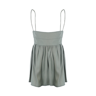 aaaaxbbb 克莱德小镇 设计感系带外穿小吊带短款百搭上衣女夏季