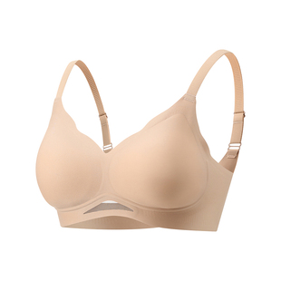 Sensory Life内衣女气垫杯无痕收副乳大胸显小聚拢文胸罩
