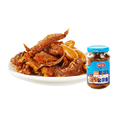 闽星豆香黄鱼140g*3瓶装公仔罐头