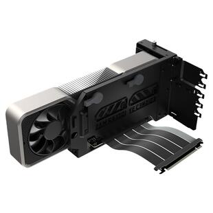 酷冷 显卡转向支架竖装显卡转向支架套装显卡延长线 PCIE5.0