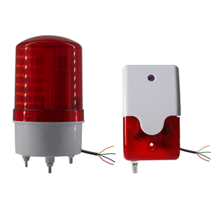 12V 开关量触发报警器定时时间无源延时停止打开声光防盗紧急联动