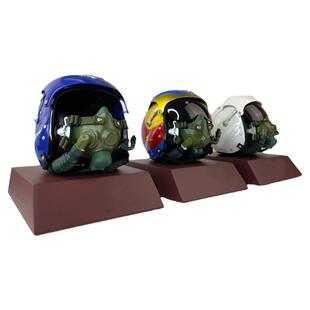 1：2 TK2型飞行员头盔 成品军事合金仿真摆件收藏送礼展厅纪念品