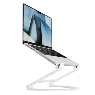 Twelve South CurveFlex金属散热笔记本电脑支架可折叠增高白色托架人体工学升降底座适用于MacbookPro/Air