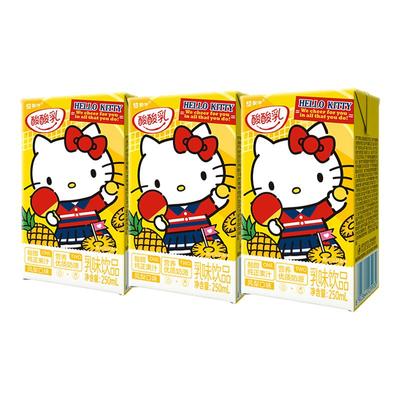新日期蒙牛酸酸乳营养早餐奶牛奶饮品凤梨味饮料24包整箱随机包装