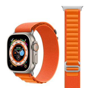 适用apple watch9苹果手表表带iwatch8/6代尼龙彩虹se高山10代野径4回环男女款S11潮硅胶腕带海洋Ultra3表带