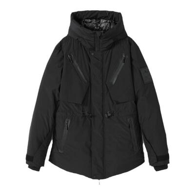 多口袋小众设计感宽松中长外套