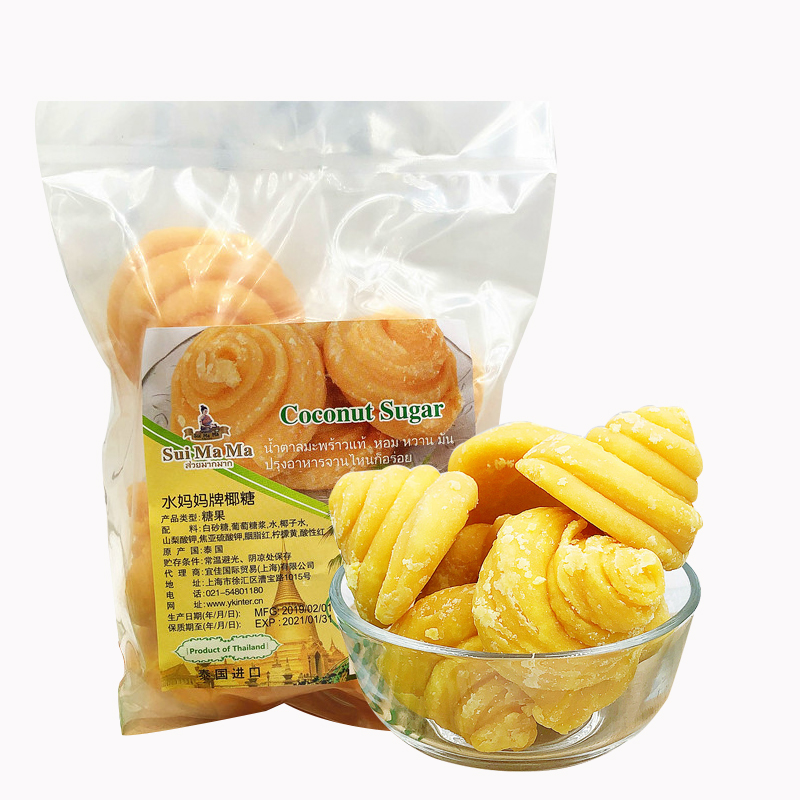 泰国水妈妈椰糖500g*5袋原装进口椰饼堆椰子糖甜品食材调味糖包邮