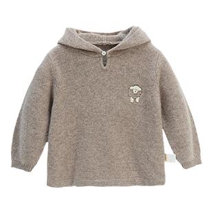 whitewheat男童2025新款毛衣女童秋冬季纯羊毛针织衫宝宝童装上衣