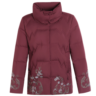 中老年人羽绒服女款加厚大码妈妈秋冬外套奶奶冬装棉袄老太太衣服