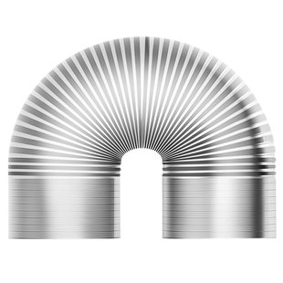 抽油烟机排风管排烟道管排气管厨房排烟管纯铝加厚商用大口径风管