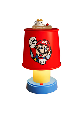 马里奥落地灯客厅茶几装饰摆件乔迁生日礼物卧室儿童房床头小夜灯