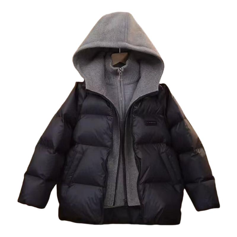 男童冬季加厚保暖假两件棉服