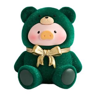 零加TOYZERO罐头猪LuLu泰迪mini冬日三重奏限定萌粒玩具桌面摆件