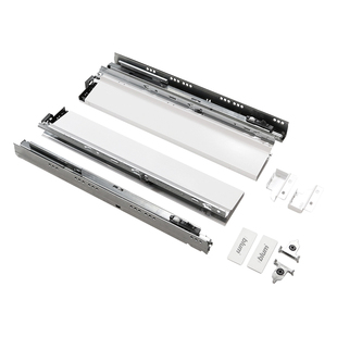 进口百隆抽中抽屉blum阻尼骑马抽百变星托底抽缓冲玻璃抽内抽低帮