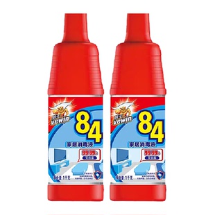 威王84家居消毒液1kg*2瓶次氯酸钠含氯消毒剂居家消毒杀菌除菌剂