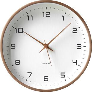 2026新款日式家用简约大气挂钟客厅原木风静音挂墙钟表轻奢高级感